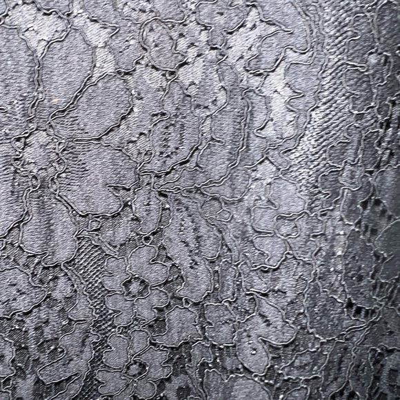 Karl Lagerfeld Paris Black Lace Shift
Dress 3/4 Sleeves with Rhinestone... - Picture 8 of 9